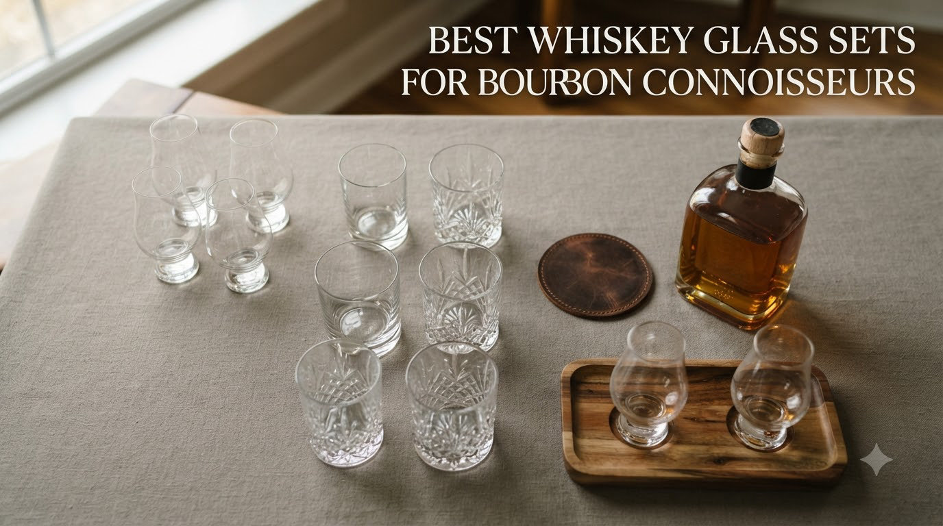 best whiskey glass sets for bourbon connoisseurs