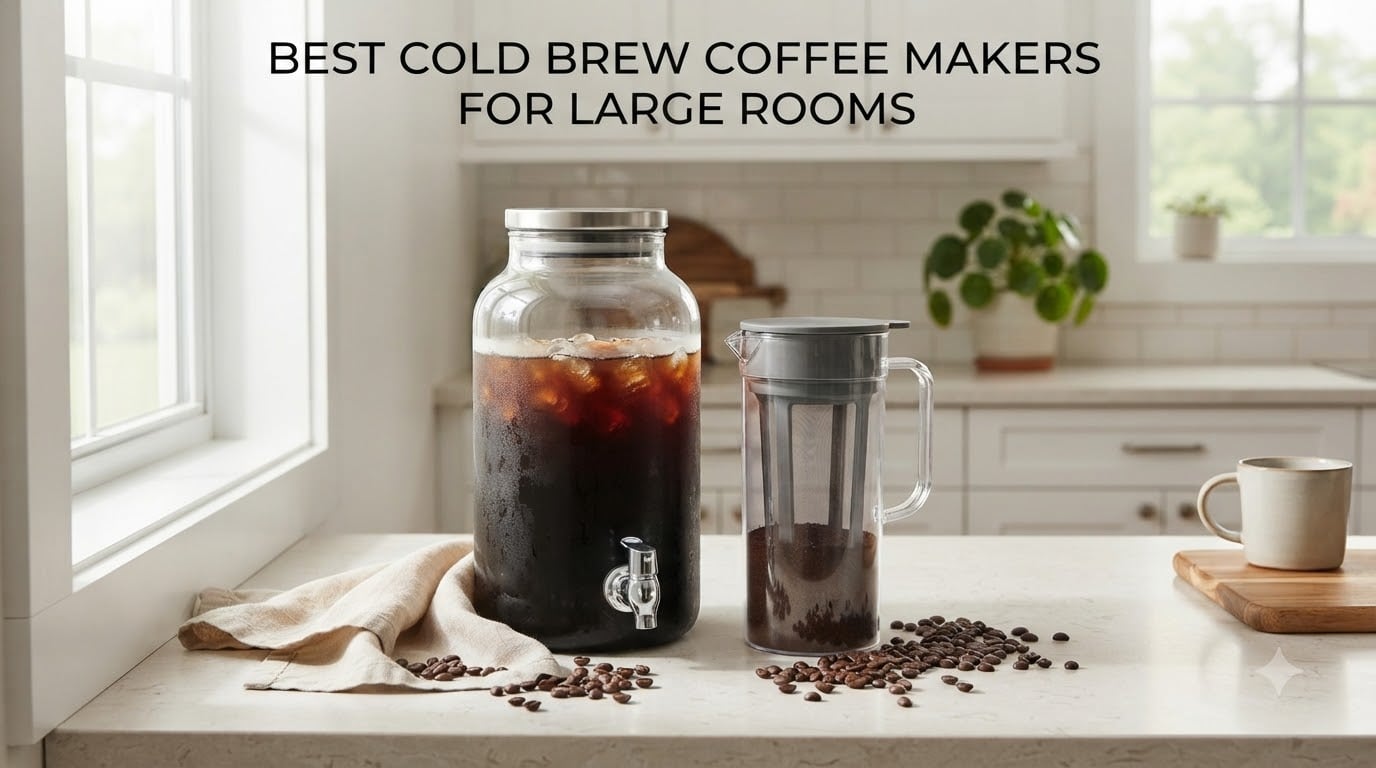 best cold brew coffee makers for large rooms