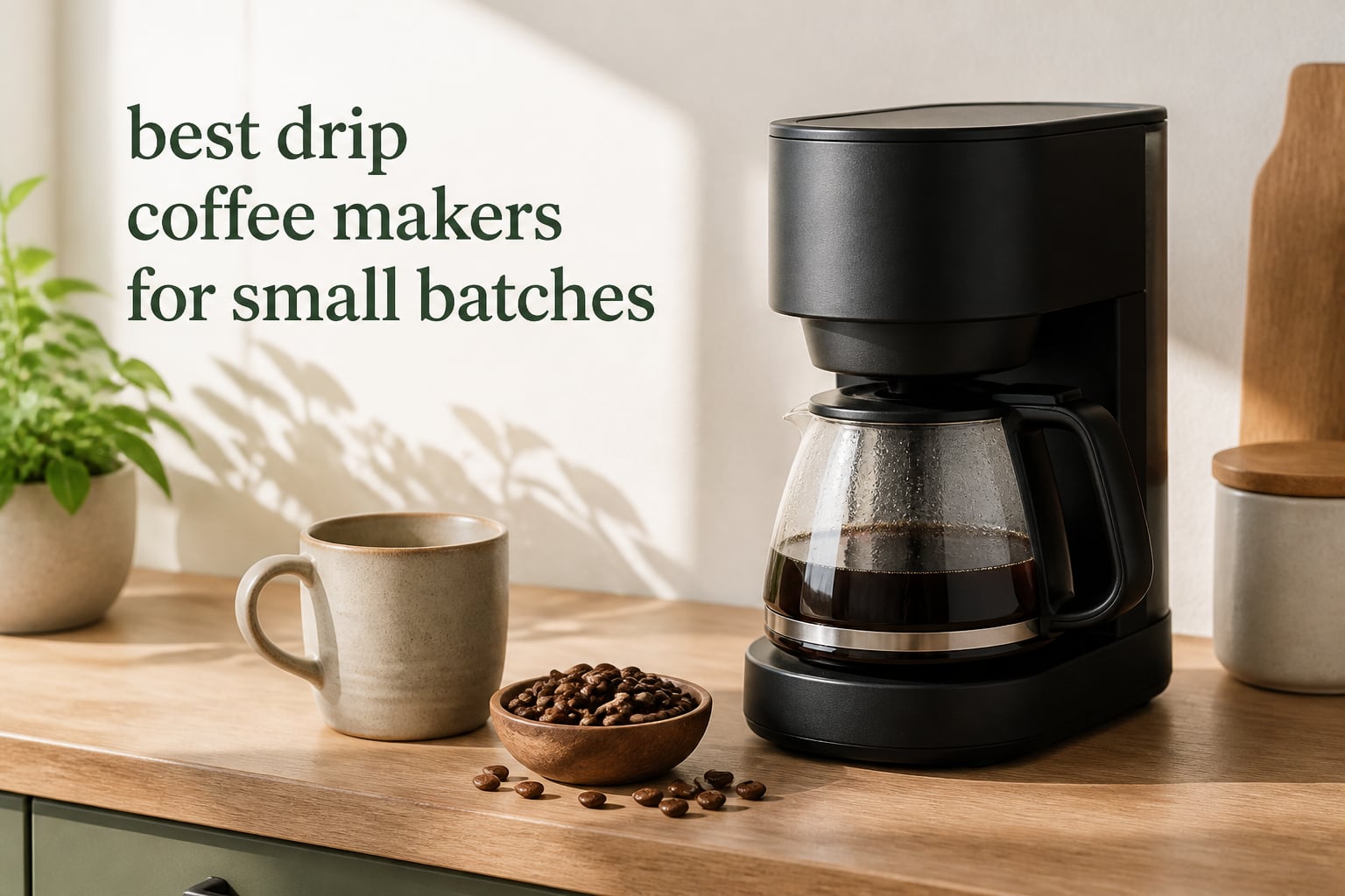 best drip coffee makers for small batches