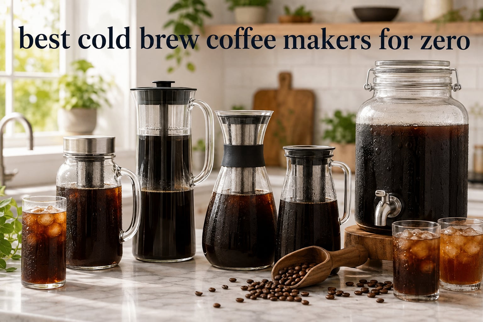 best cold brew coffee makers for zero