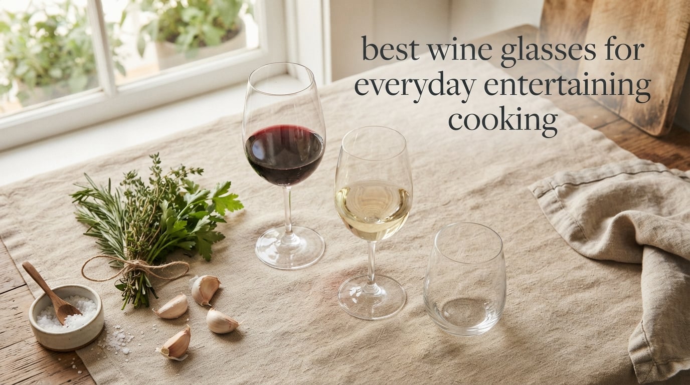 best wine glasses for everyday entertaining cooking