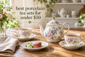 best porcelain tea sets for under $50
