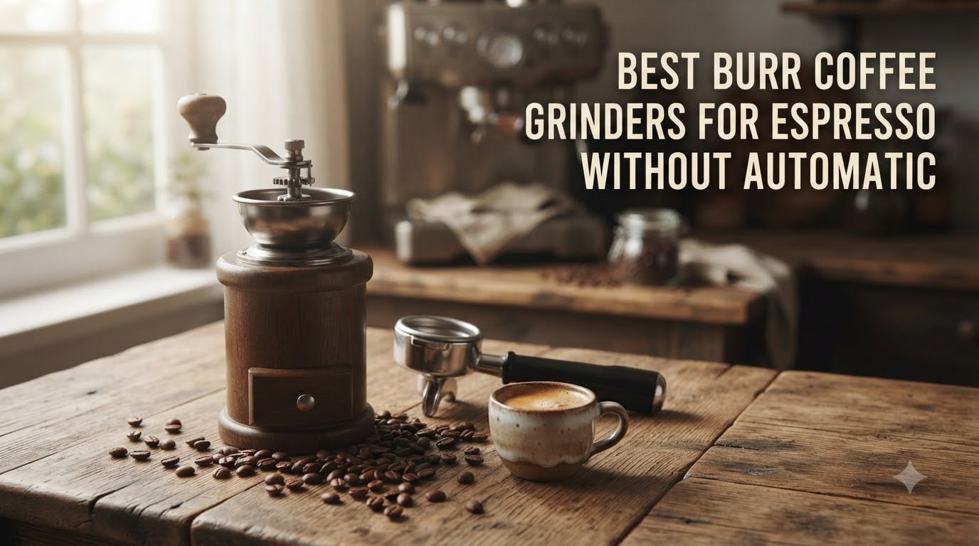 best burr coffee grinders for espresso without automatic