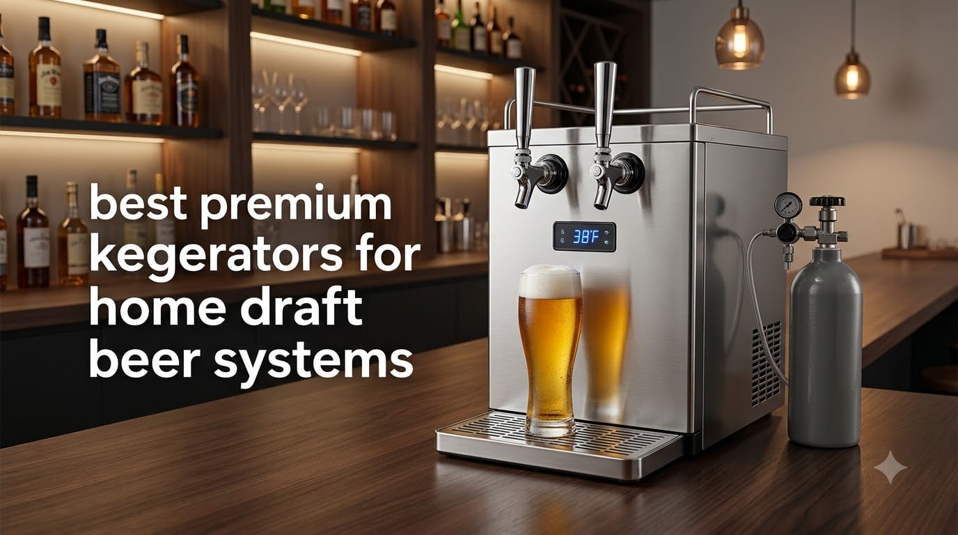 best premium kegerators for home draft beer systems