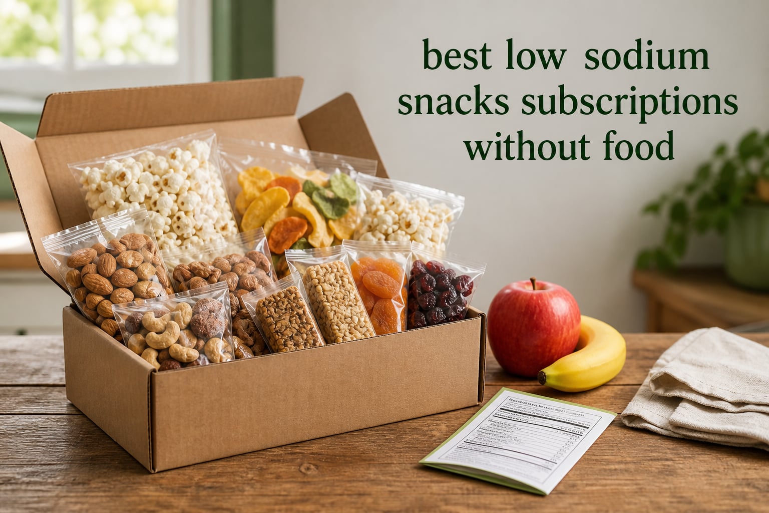 best low sodium snacks subscriptions without food