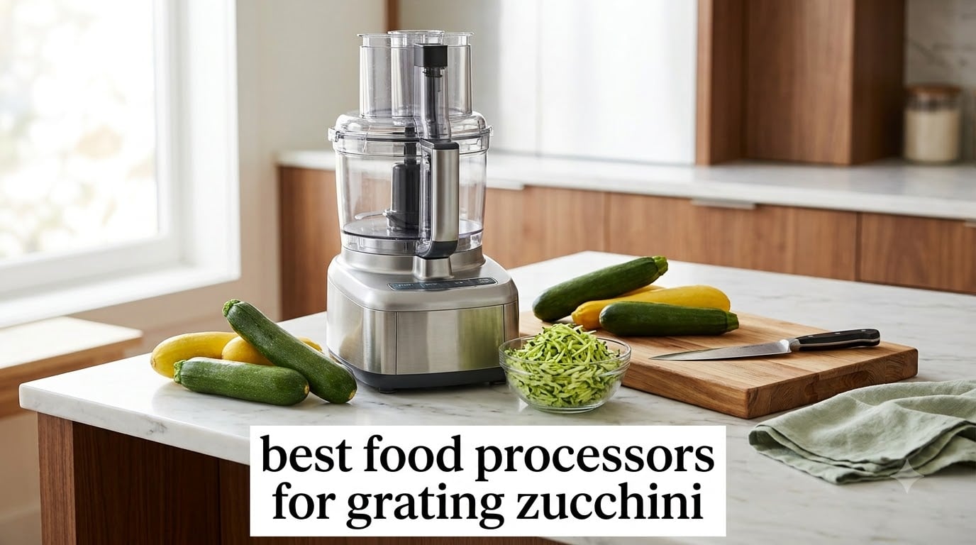best food processors for grating zucchini