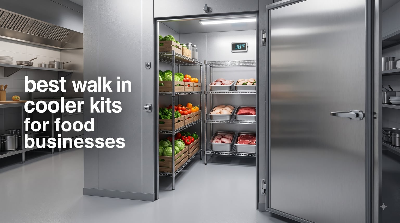 best walk in cooler kits for food businesses