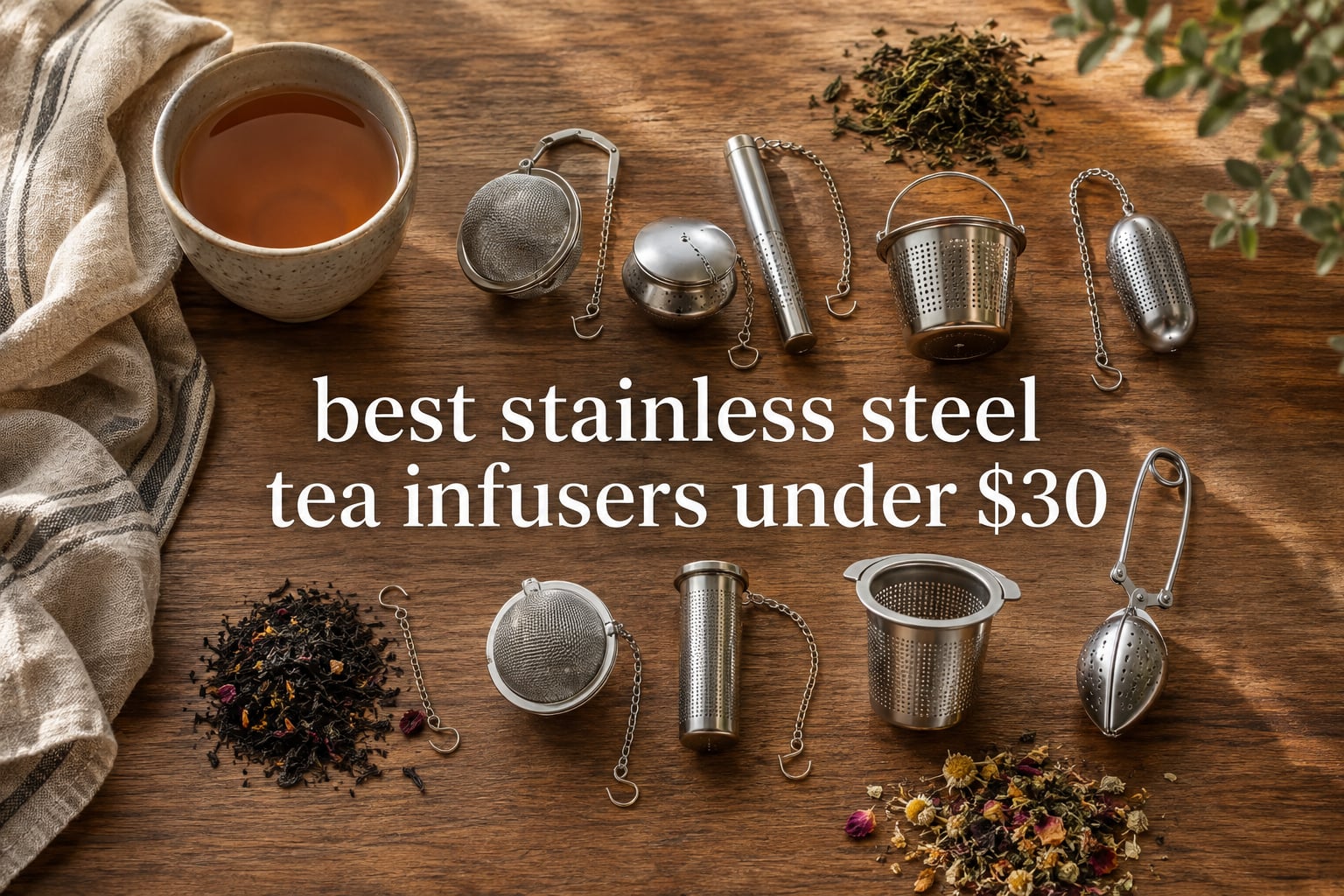 best stainless steel tea infusers under $30