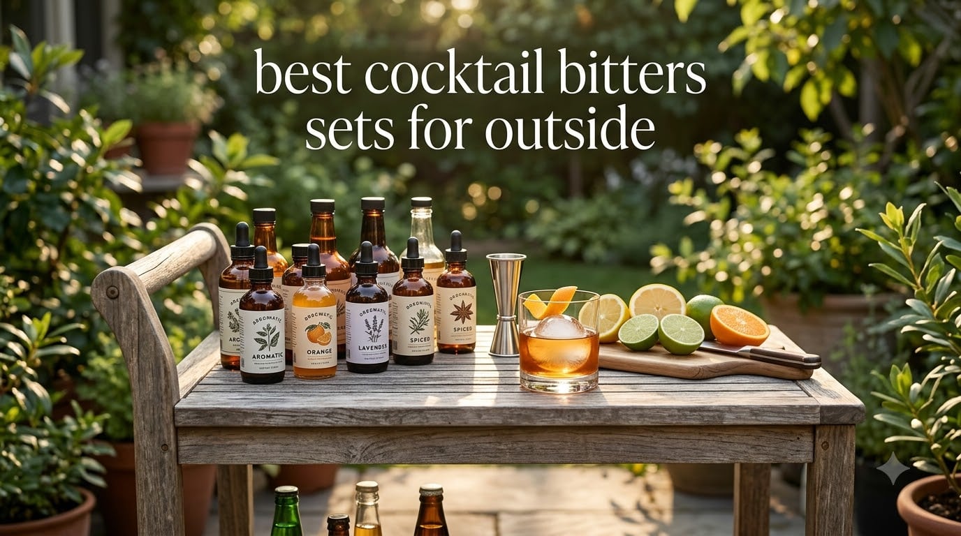best cocktail bitters sets for outside