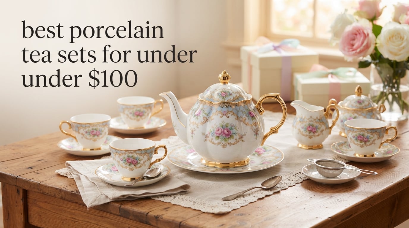 best porcelain tea sets for under $100