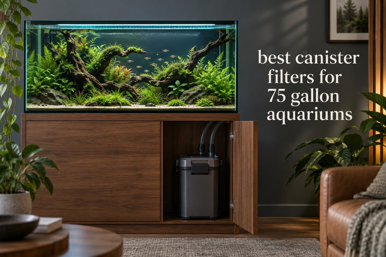 best canister filters for 75 gallon aquariums