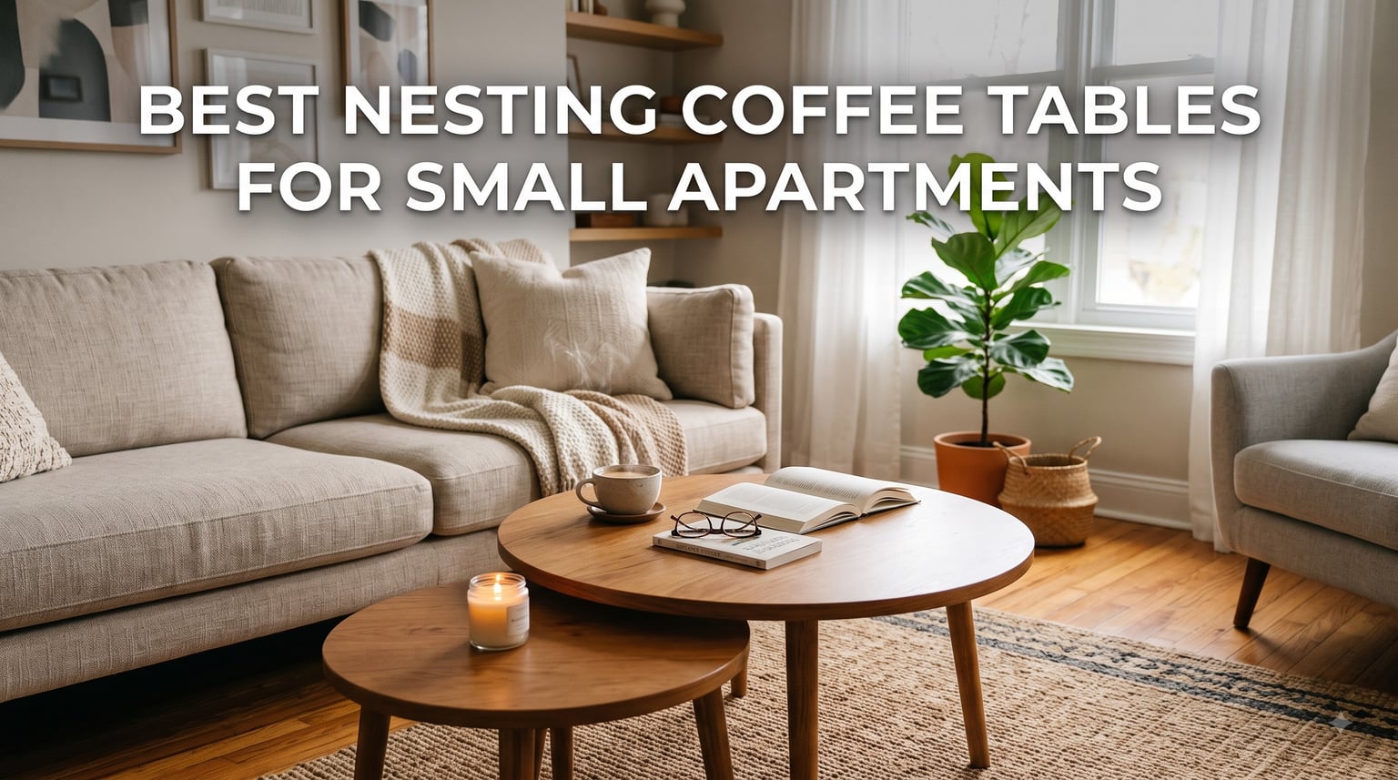 best nesting coffee tables for small apartments