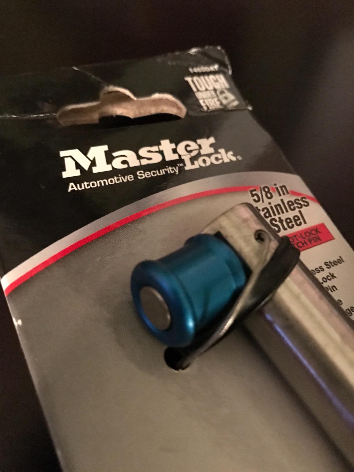 Master Lock Trailer Hitch Pin Stainless Steel Class III/IV Rating 1465DAT customer photo 1
