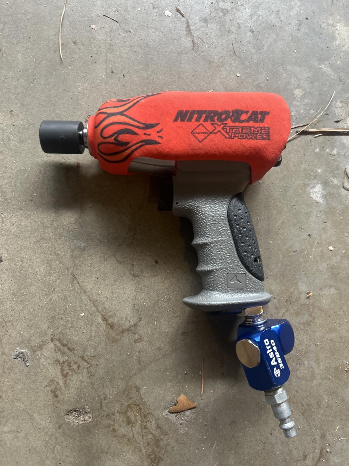 NitroCat - 1375XL 1375-XL 1/2-Inch Mini Composite Air Impact Wrench with Twin Clutch Mechanism, multi, one size customer photo 1