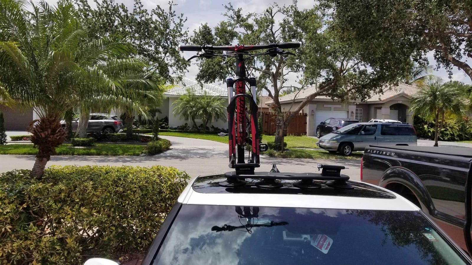 SeaSucker Talon Single Bike Rack for Cars - USA Made Racks - SUV, Sedan, Hatchback, RV, BMW, Honda, Tesla, Mazda and Every Other Car – No Hitch Mount, 100% Safe, Zero Damage, Travel-Friendly Carrier customer photo 1