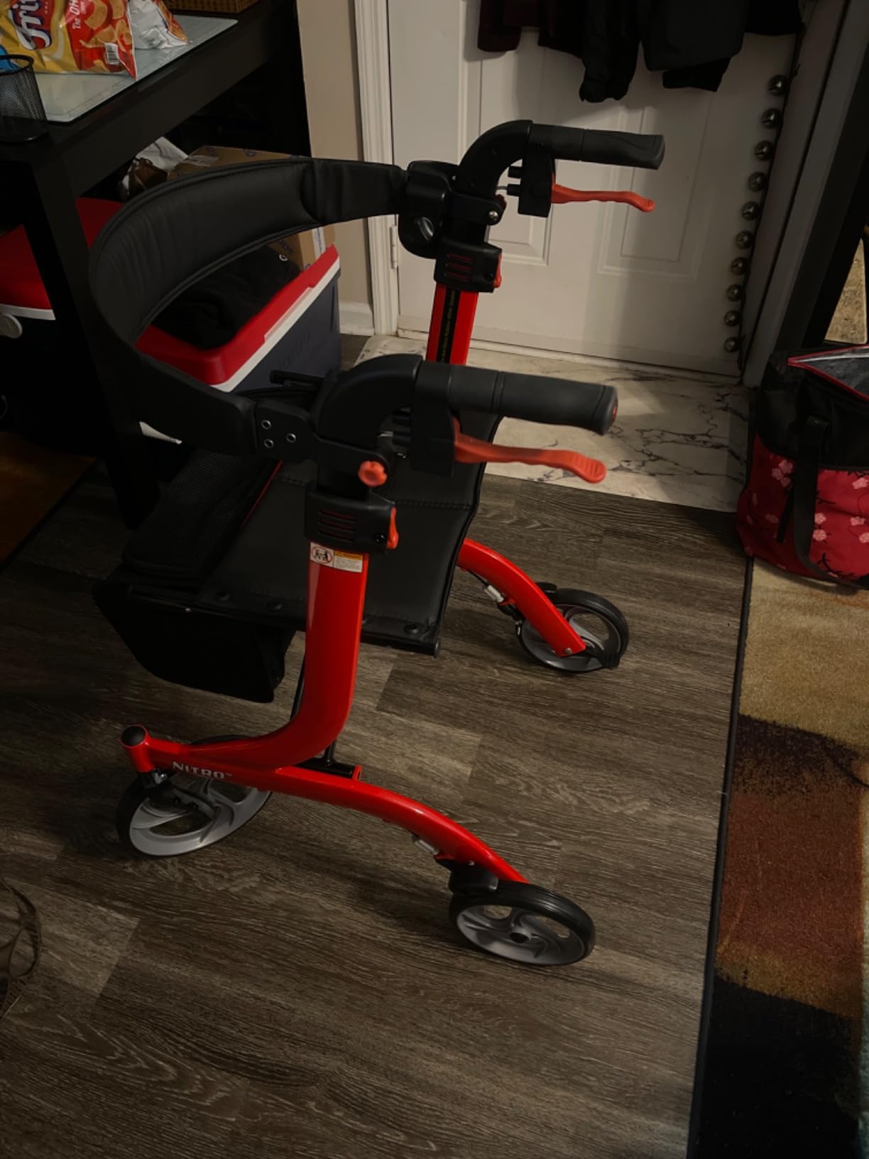 Drive Medical RTL10266CF Nitro Elite CF Rollator Walker with Seat, Black customer photo 1