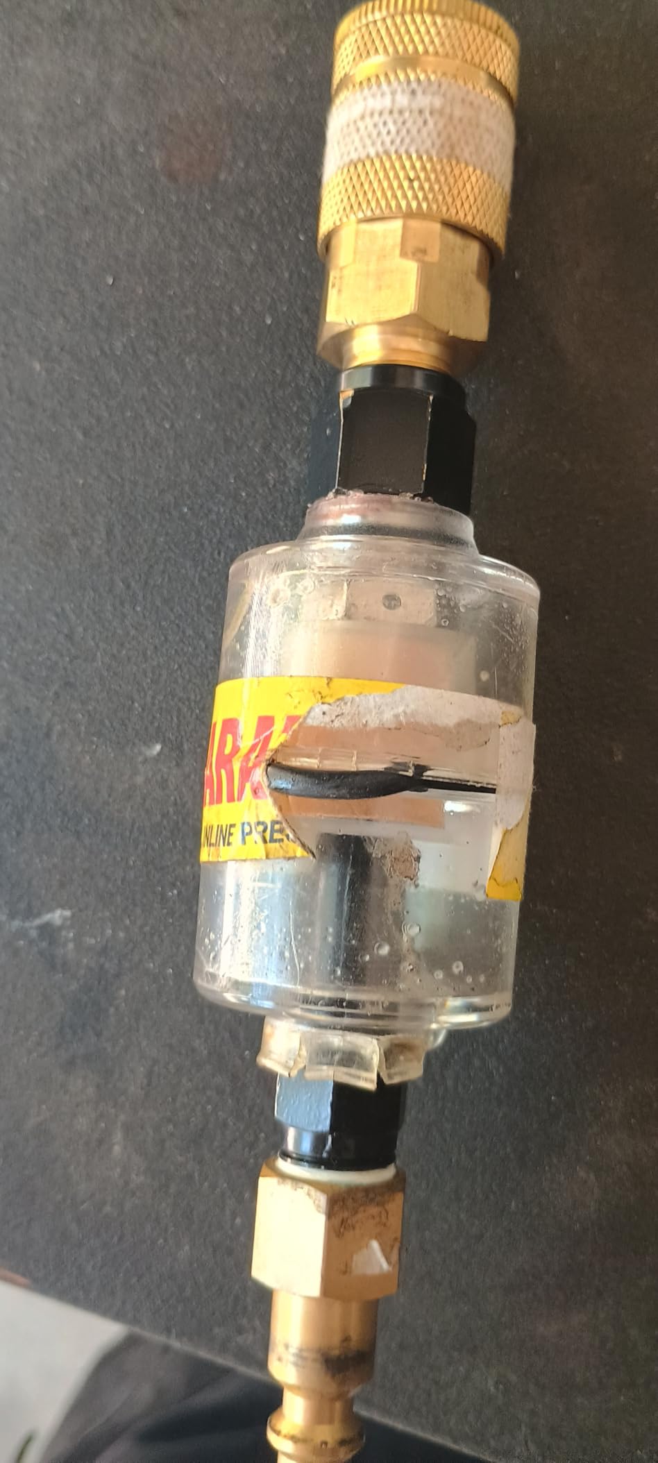 LE LEMATEC Inline Air Dryer & Water Separator for Compressor, 1/4