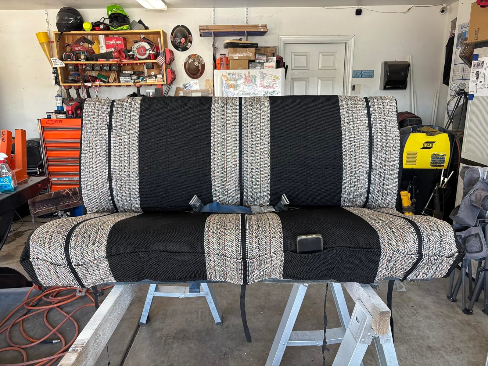 Leader Accessories Saddle Blanket Full Size Truck Bench Seat Cover,Black customer photo 2