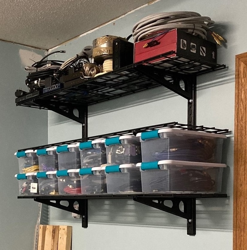 FLEXIMOUNTS 3-Tier 1x4ft Garage Storage Wall Shelving, Height Adjustable customer photo 2