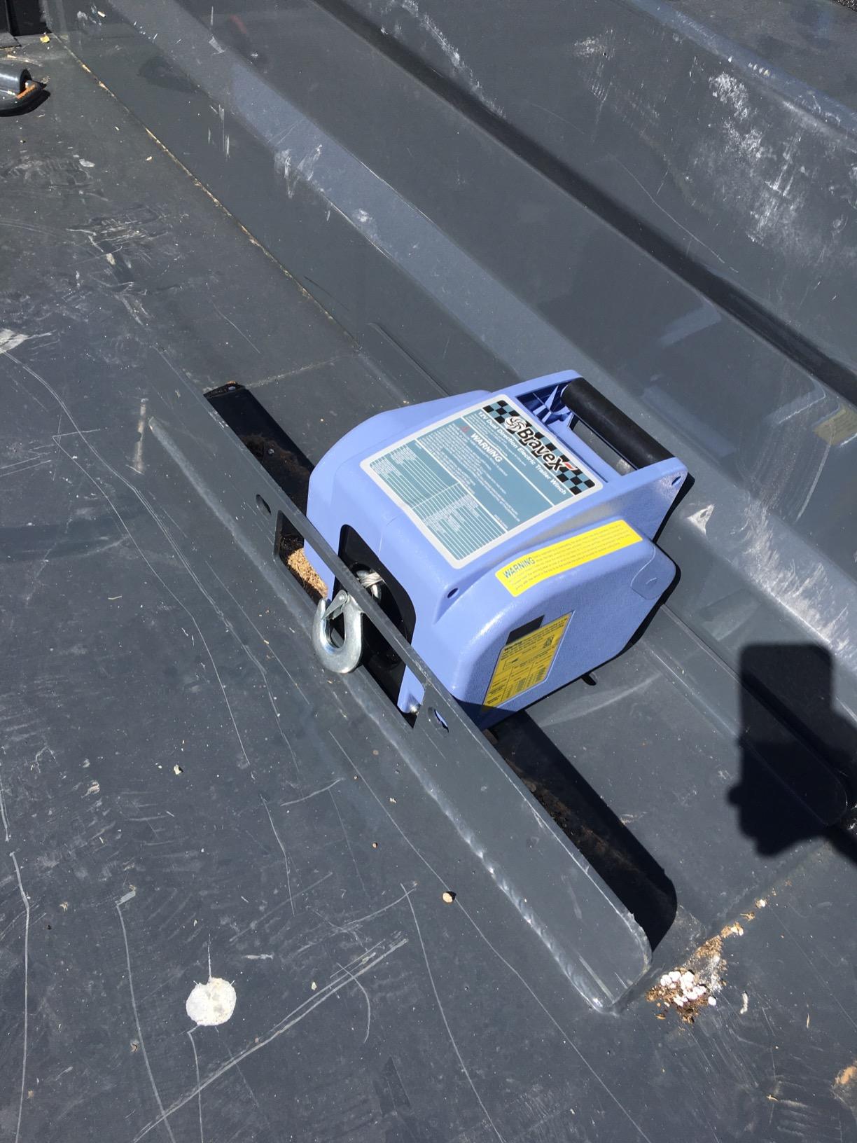 Bravex Trailer Winch 6000LBS, Reversible Portable 12-Volt DC Electric customer photo 1