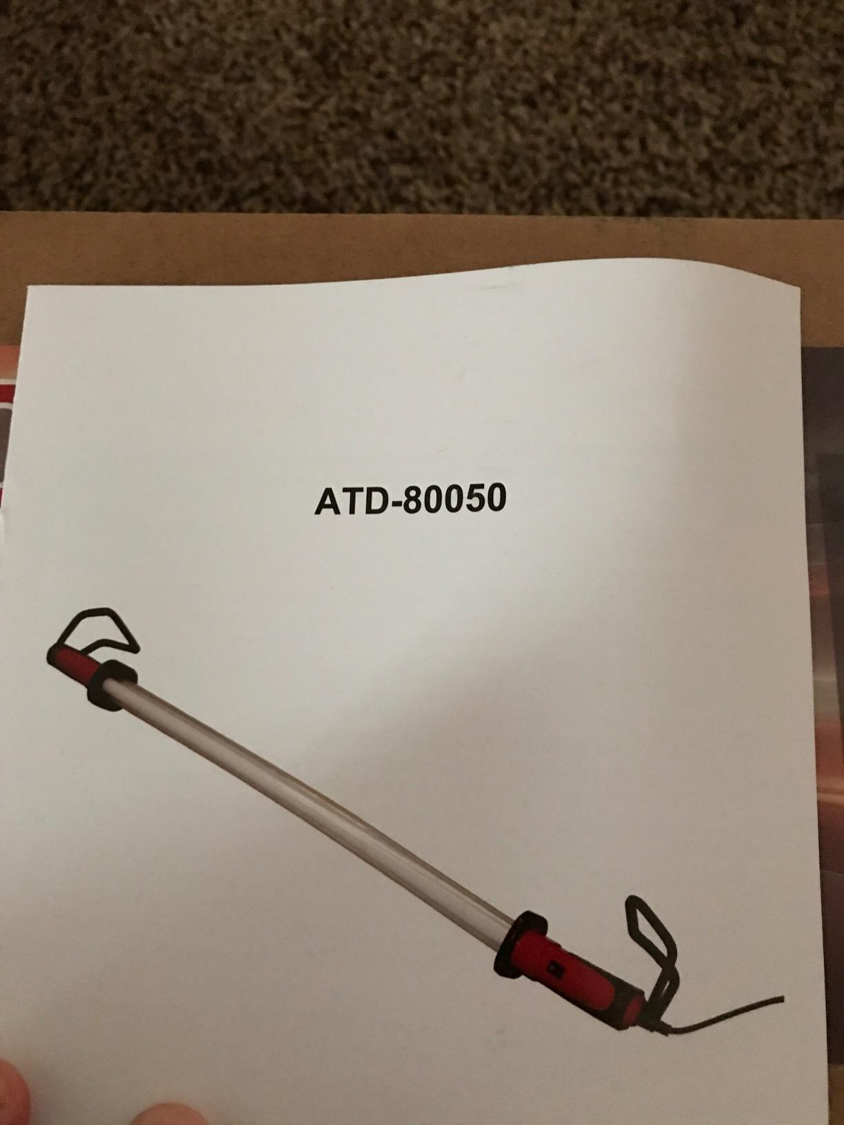 ATD Tools 80050A LED Under Hood Light (1500L) , White customer photo 2