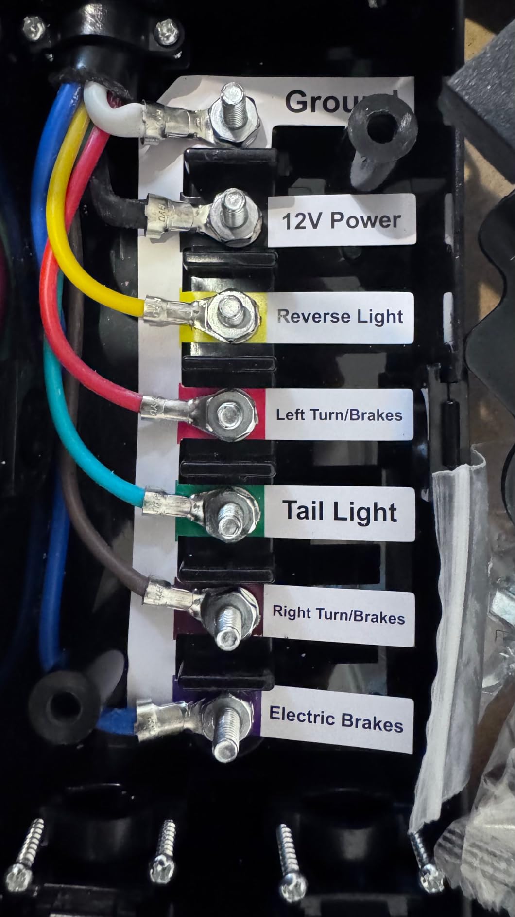 RVGUARD 7 Way 8 Foot Trailer Cord with 7 Gang Junction Box Kit customer photo 1