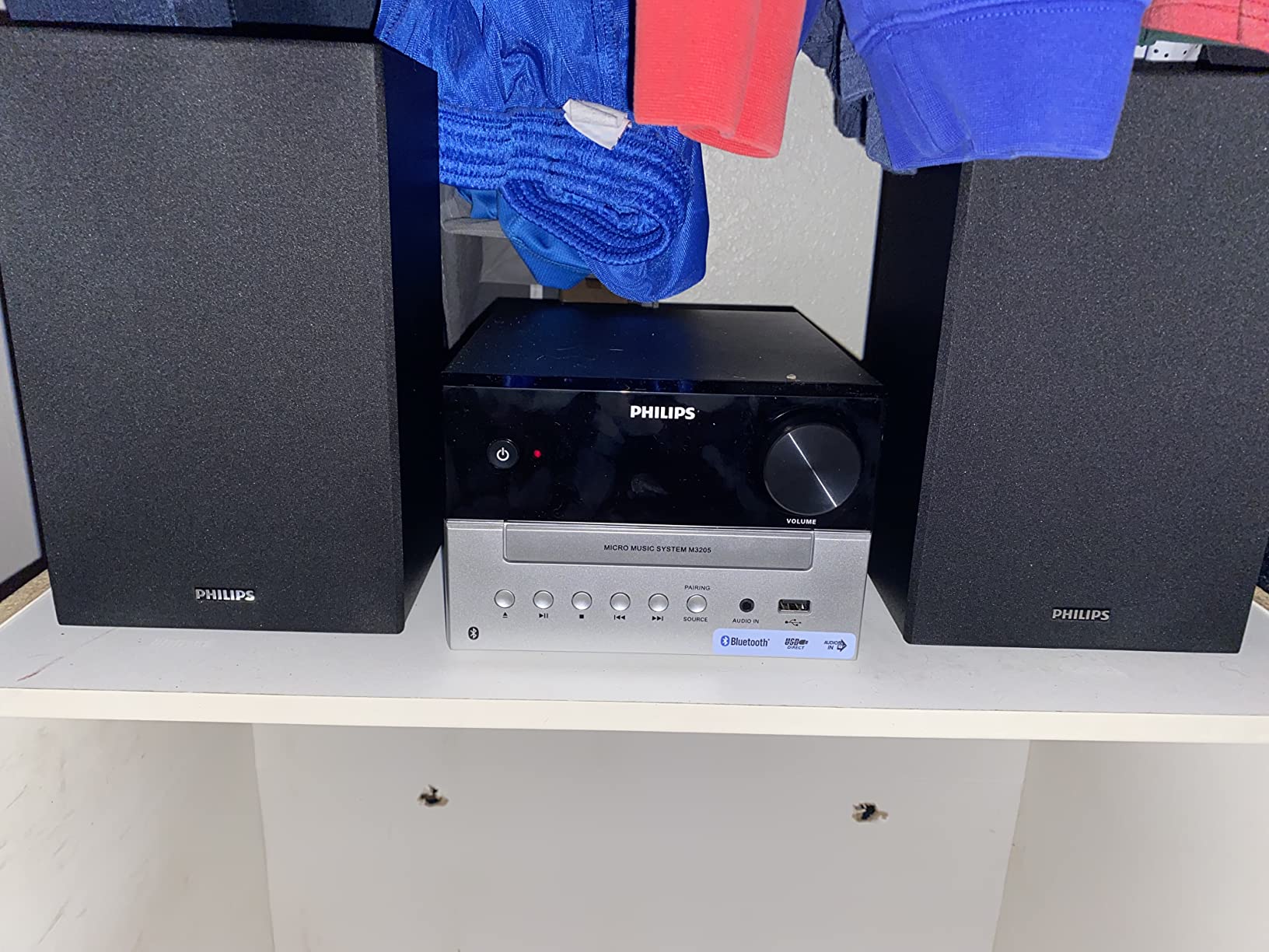 Philips Bluetooth Stereo System for Home with CD Player for Home, Wireless Streaming, MP3, USB, Audio in, FM Radio, 18W, Micro Music Sound System customer photo 1
