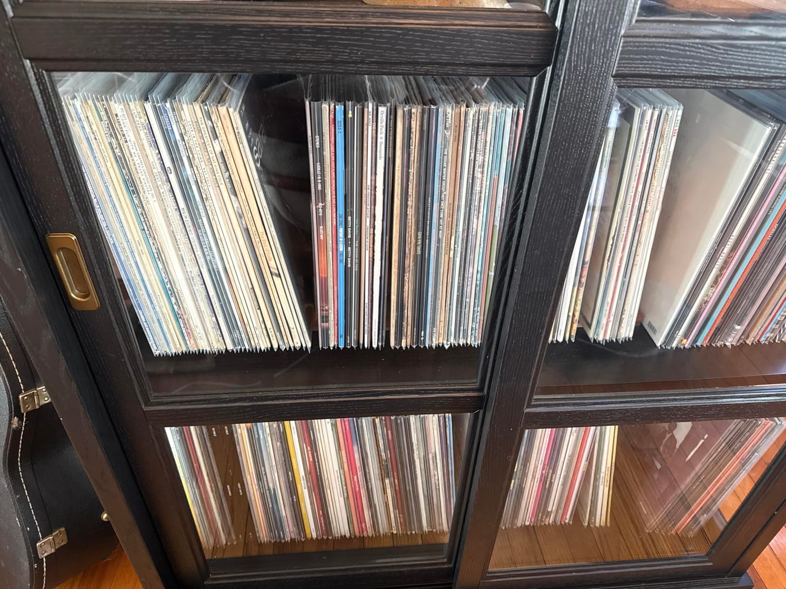 Optage Audio Vinyl Record Storage Holder, 75 LPs, Solid Walnut & Steel customer photo 1