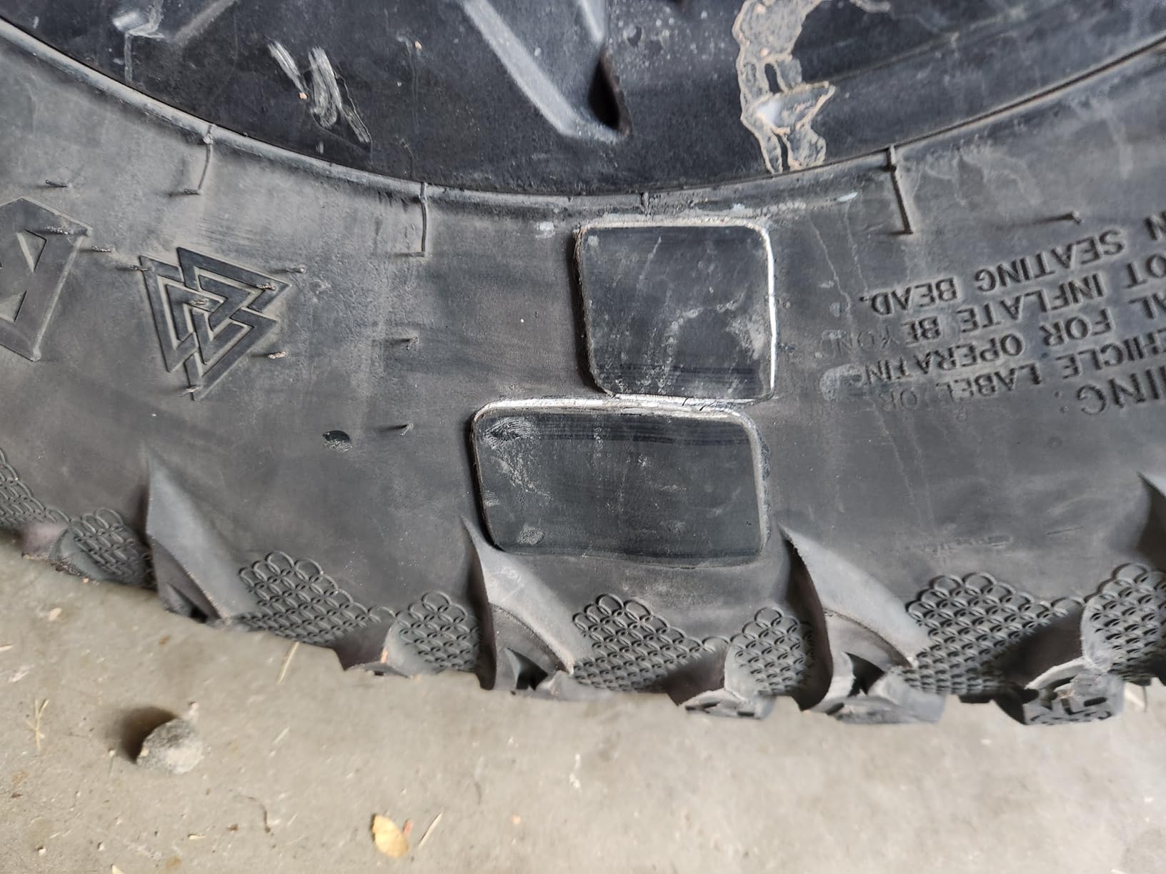 GlueTread Sidewall Tire Repair Kit, External Emergency Tubeless ATV Patch customer photo 1