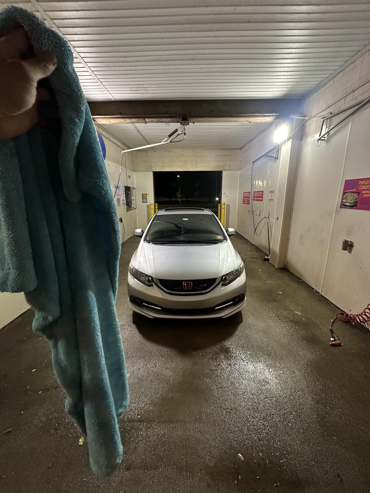 The Rag Company Liquid8r Car Drying Towel, Aqua Blue, 25x36 in, 1-Pack customer photo 1