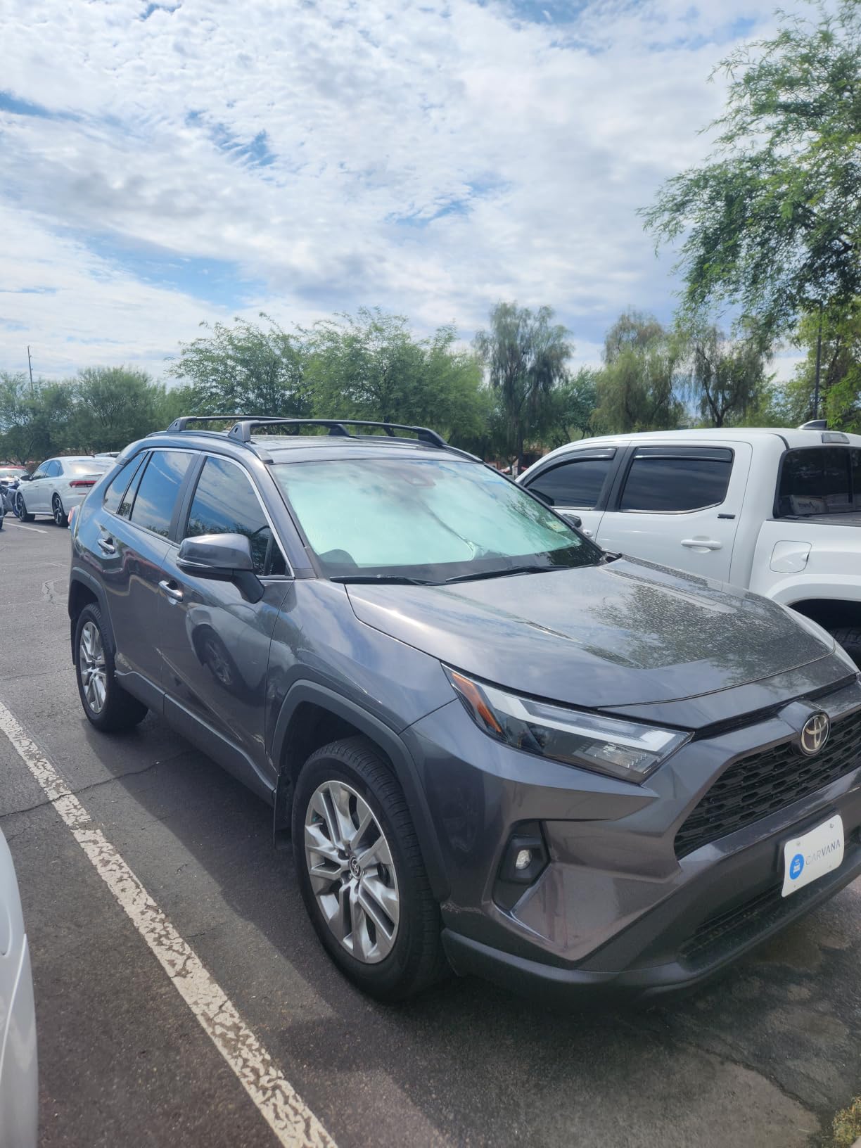 KUST Windshield Sun Shade for Toyota RAV4 2019-2022 2023 2024 2025 2026 Window Accessories Shade Sun Visor Cover Foldable Block UV Rays customer photo 1