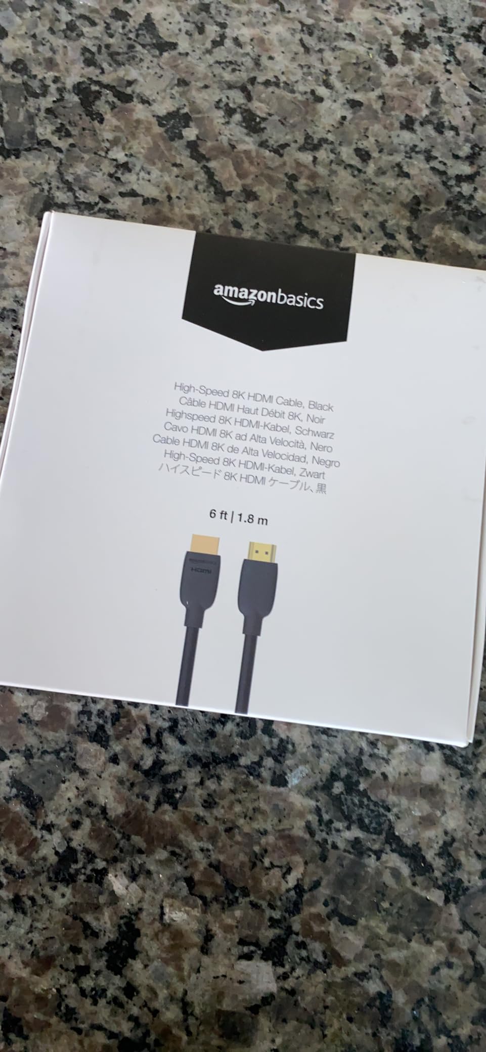 Amazon Basics Ultra High Speed HDMI 2.1 Cable, 48Gbps, 8K@60Hz 4K@120Hz Certified, 10 Feet, Compatible with PS5/Xbox/TV/Monitor, Black customer photo 2