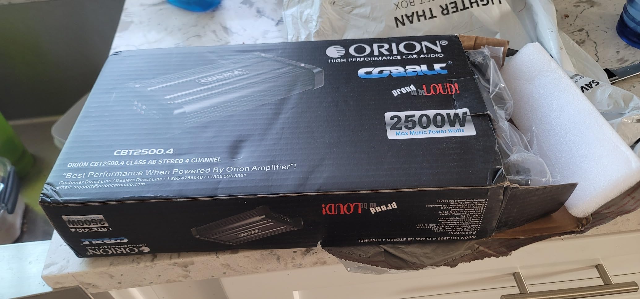 ORION CBA2500.4 Cobalt High Efficiency 4-Channel Class A/B Amp, 2500W customer photo 1