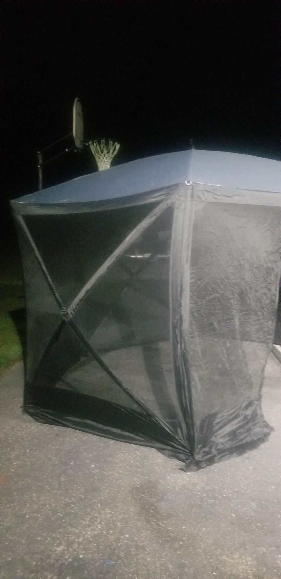 EVER ADVANCED Pop Up Gazebo Screen House Tent for Camping 11.5 ft for 8-10 Person Instant Canopy Shelter with Netting Portable for Outdoor, Backyard, Black customer photo 2