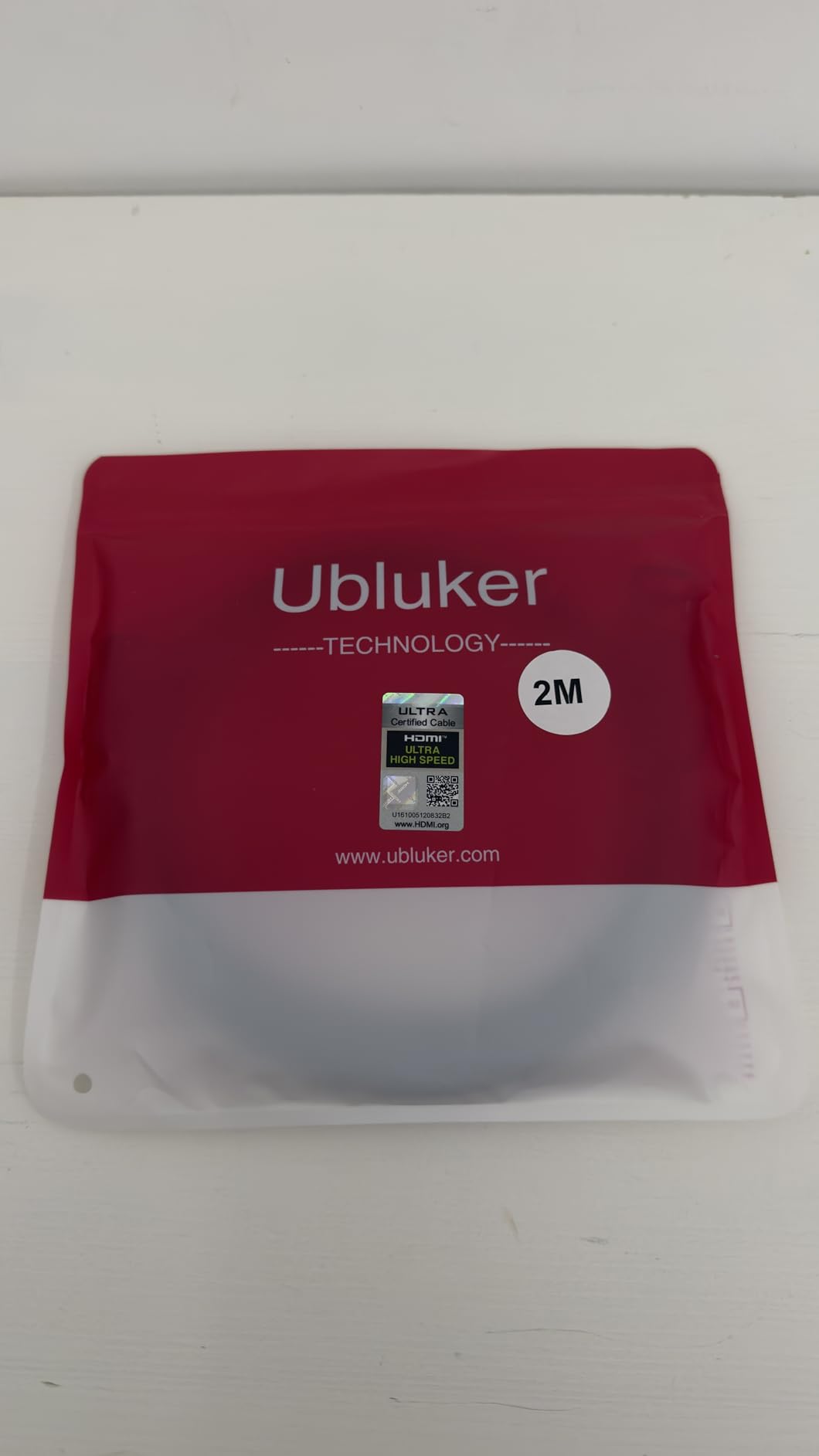 Ubluker 10K 8K 4K HDMI Cable 48Gbps 6.6 FT, Certified Ultra High Speed HDMI® Cable 4K 240Hz 144Hz 120Hz 8K60Hz 0.01ms HDR10+ eARC HDCP2.3 Netflix Roku TV PC Monitor Projector PS5 Xbox customer photo 2
