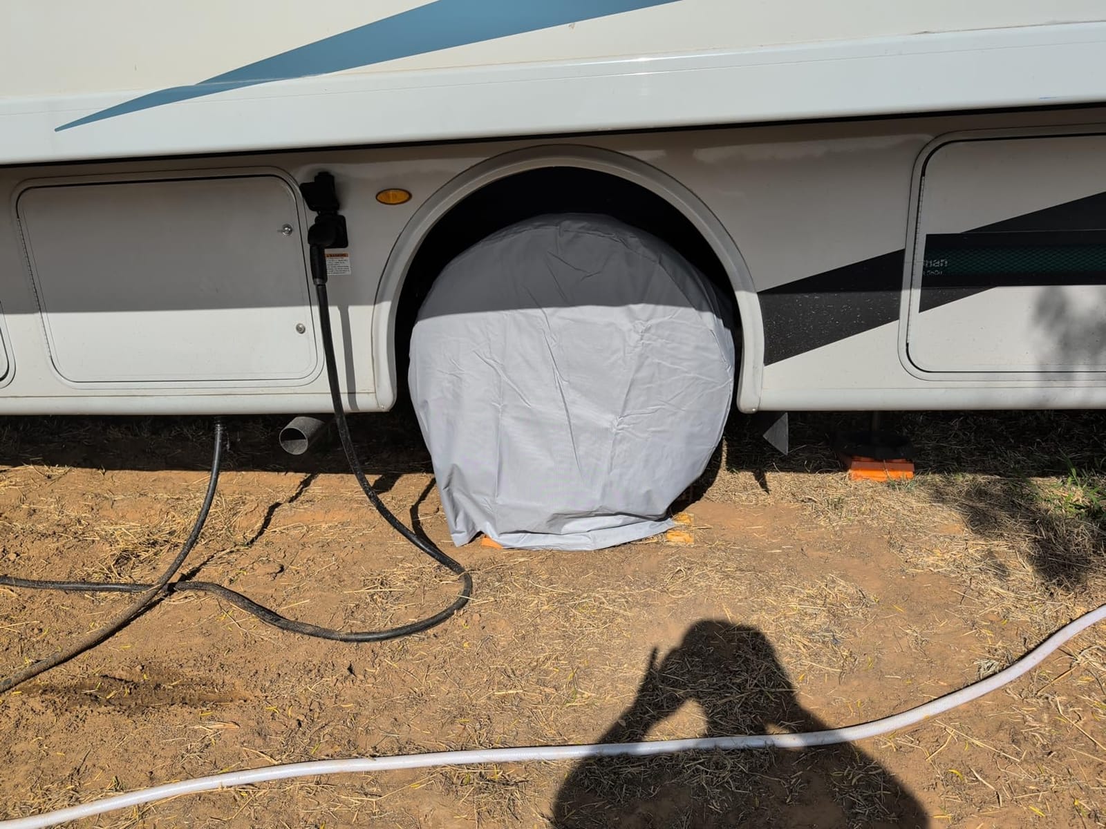eletecpro RV Tire Covers, Fit 26-29 Inch Tire Diameters, Gray, 4-Pack customer photo 1