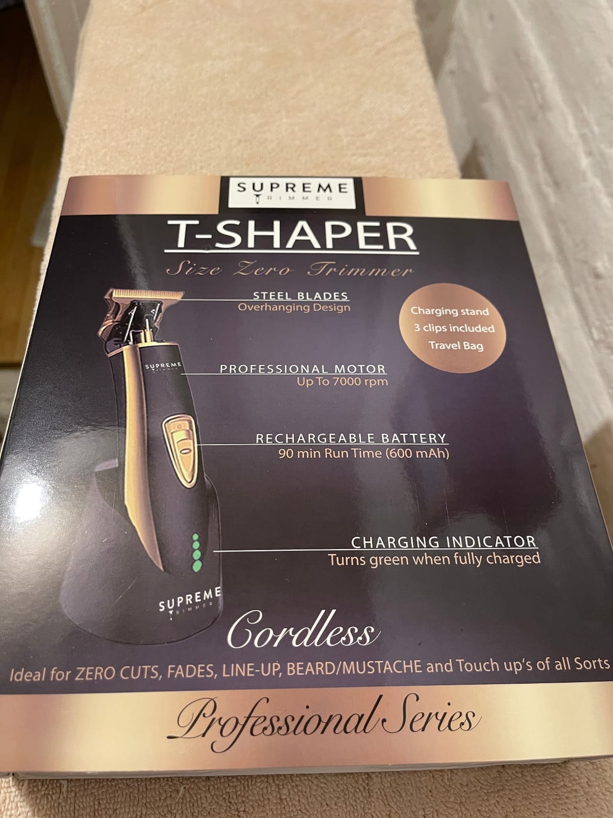 Supreme Trimmer T-Shaper Professional Zero-Gap Barber Trimmer ST5210 customer photo 1