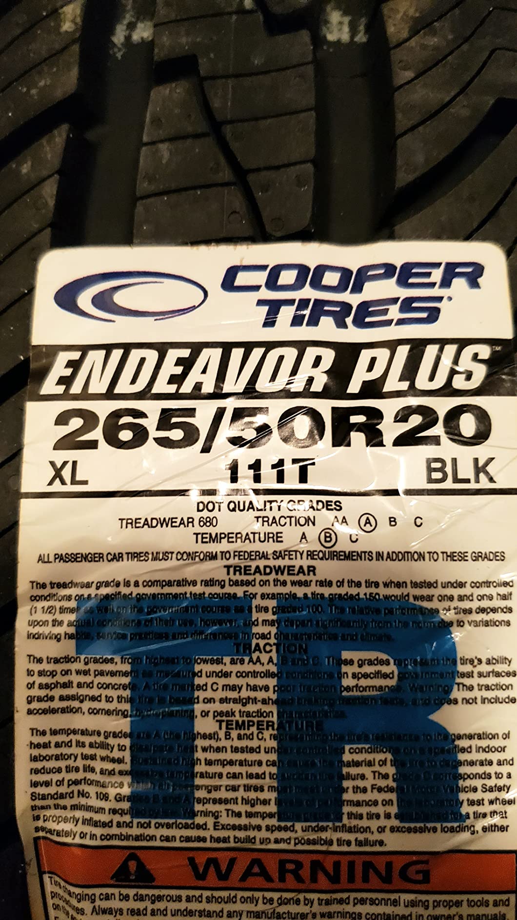 Cooper Endeavor Plus All-Season 265/65R18 114T Tire customer photo 2