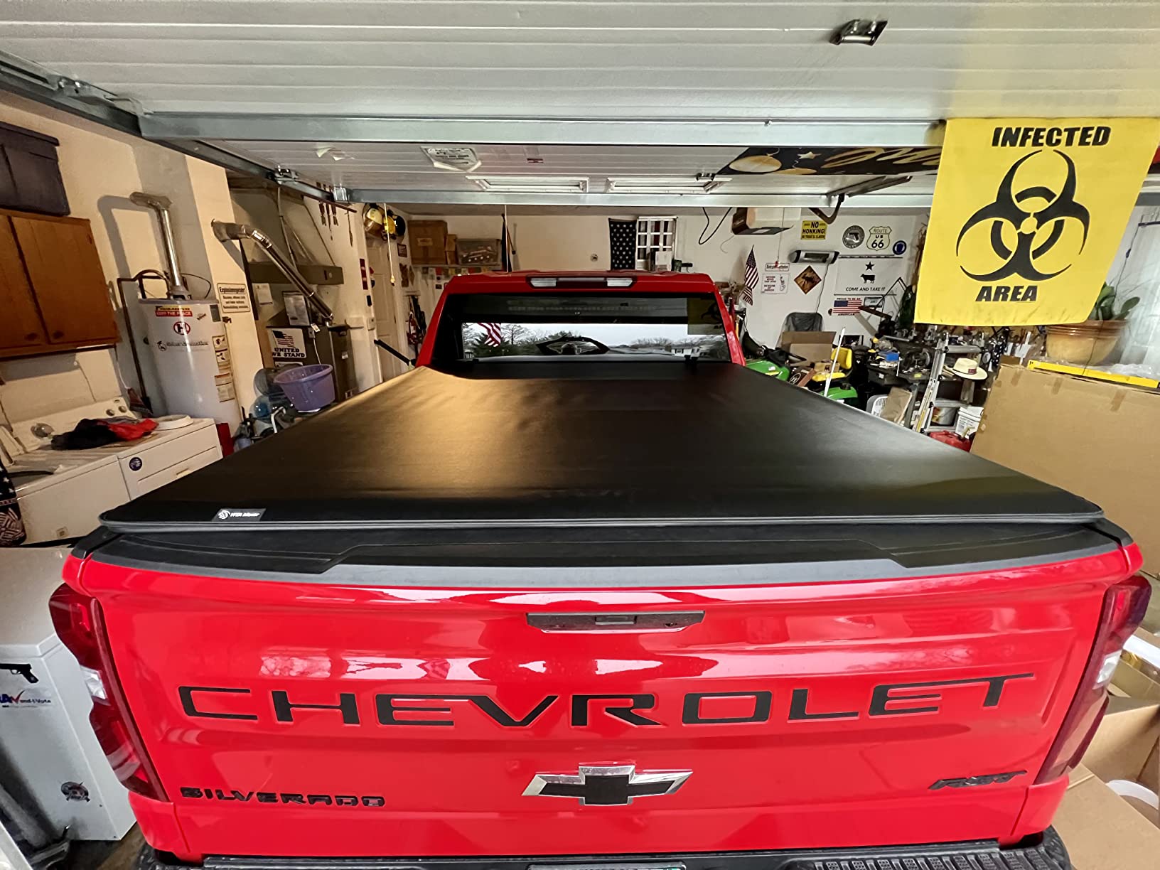 YITAMOTOR Soft Roll Up Tonneau Cover Fit for 2019-2026 Silverado 1500 5.8ft customer photo 2