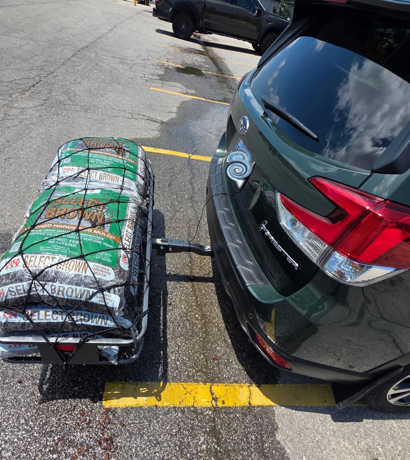 Hitch Mount Cargo Carrier Rack Basket 60