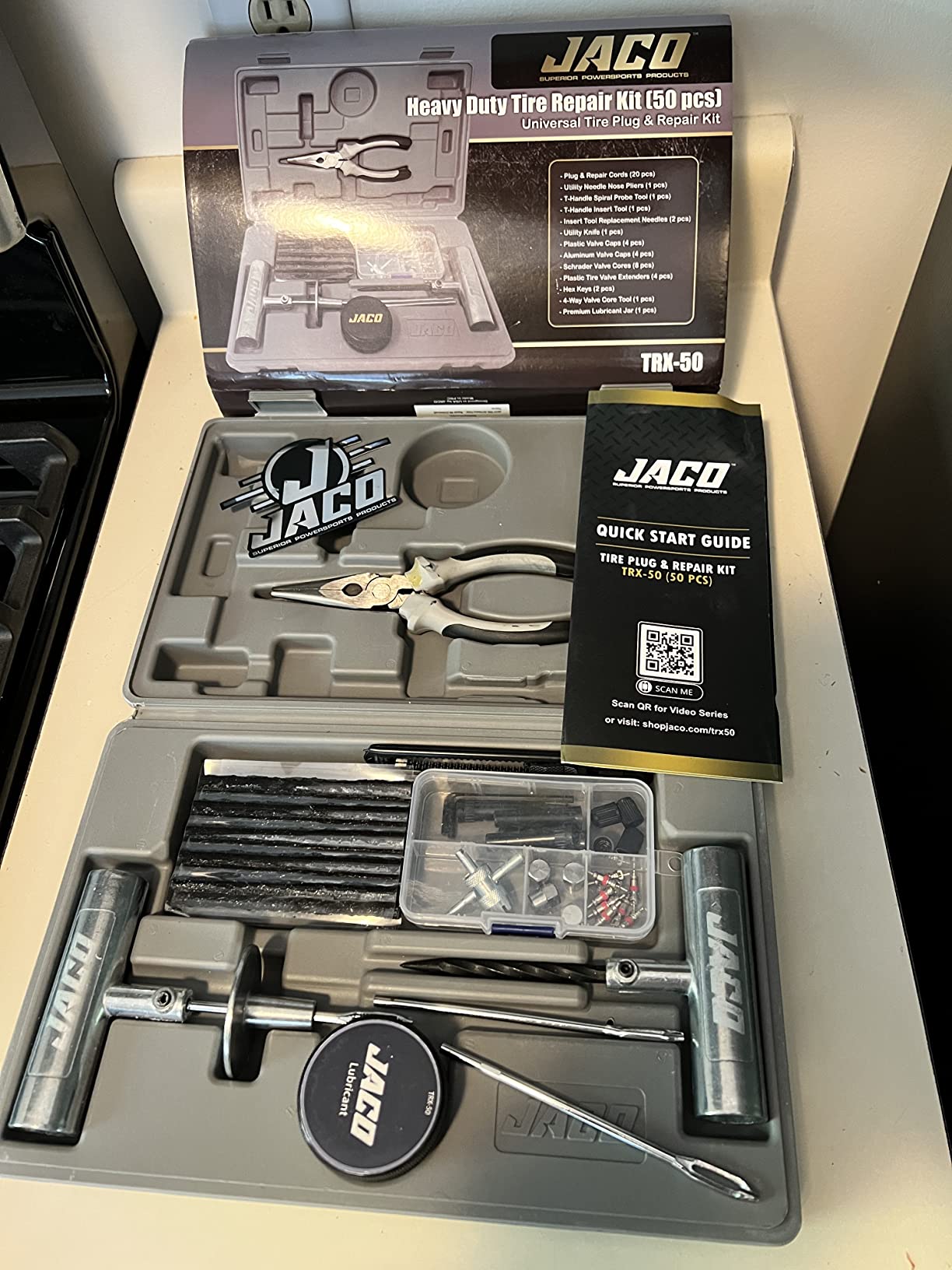 JACO TRX-50 Heavy Duty Tire Repair Kit - Universal Tire Plug Kit customer photo 1