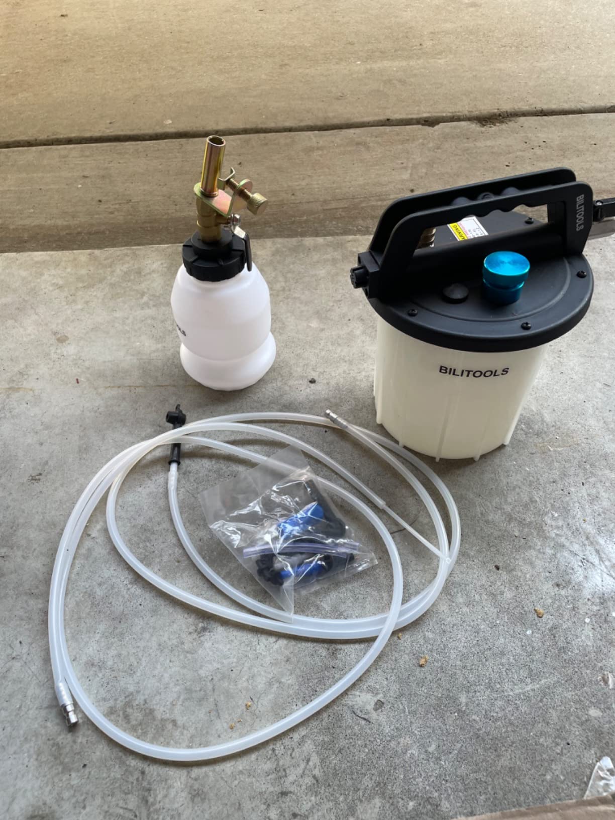 BILITOOLS 3L Universal Brake Bleeder Kit, Vacuum Brake Fluid Bleeding Tool customer photo 1