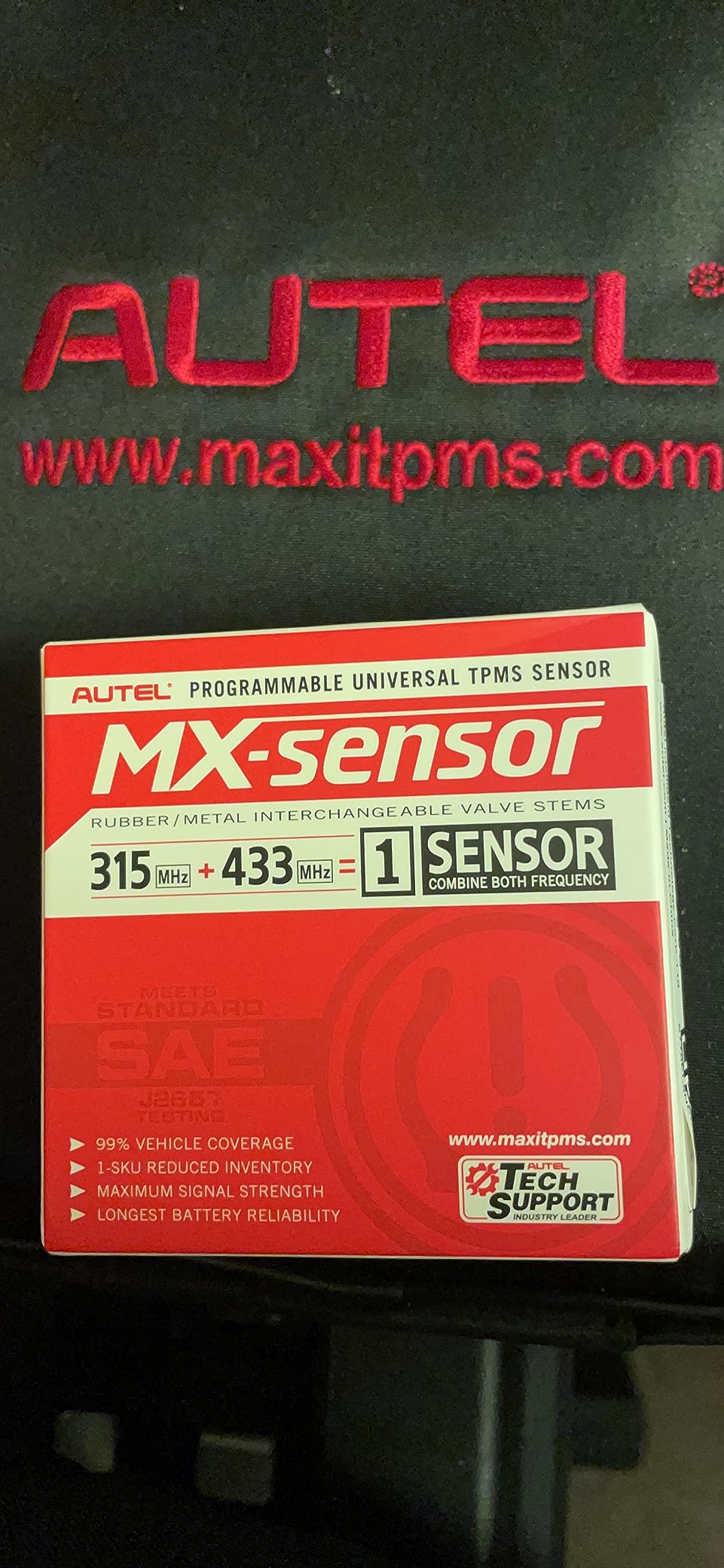 Autel TPMS MX-Sensor 315+433MHz Dual Frequency Tire Sensor, OE Quality customer photo 1