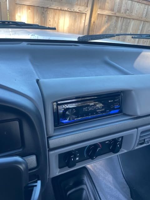JVC KD-SX27BT Car Stereo with Bluetooth, 100W Digital Media Receiver, 1.5A USB, Single DIN Head Unit with AM/FM Radio & AUX-in, iOS/Android JVC Remote App, 13-Band EQ, Dual Phone Connection customer photo 1