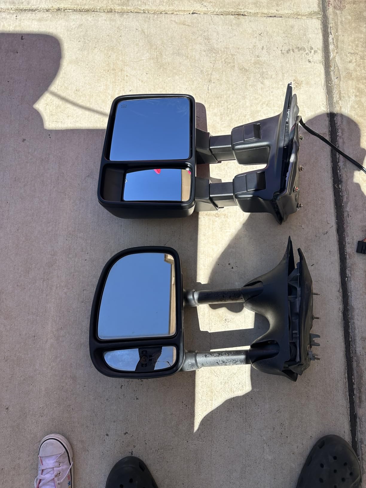 YITAMOTOR Towing Mirrors for Ford 2008-2016 F250 F350 F450 F550 Super Duty customer photo 2