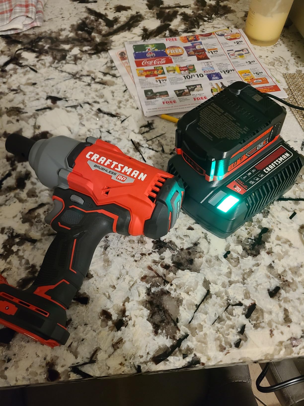 CRAFTSMAN V20 RP Cordless Impact Wrench, Battery and Charger (CMCF940M1) customer photo 2