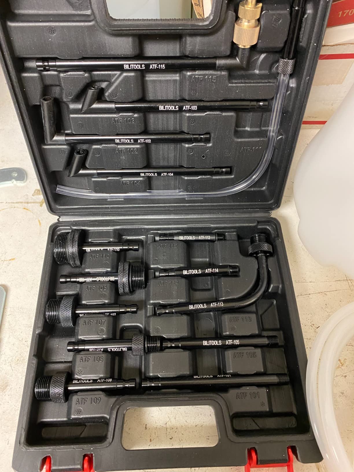 BILITOOLS 8L(2.1 gal) Transmission Fluid Pump Air Operated, 15 ATF Adapters customer photo 2