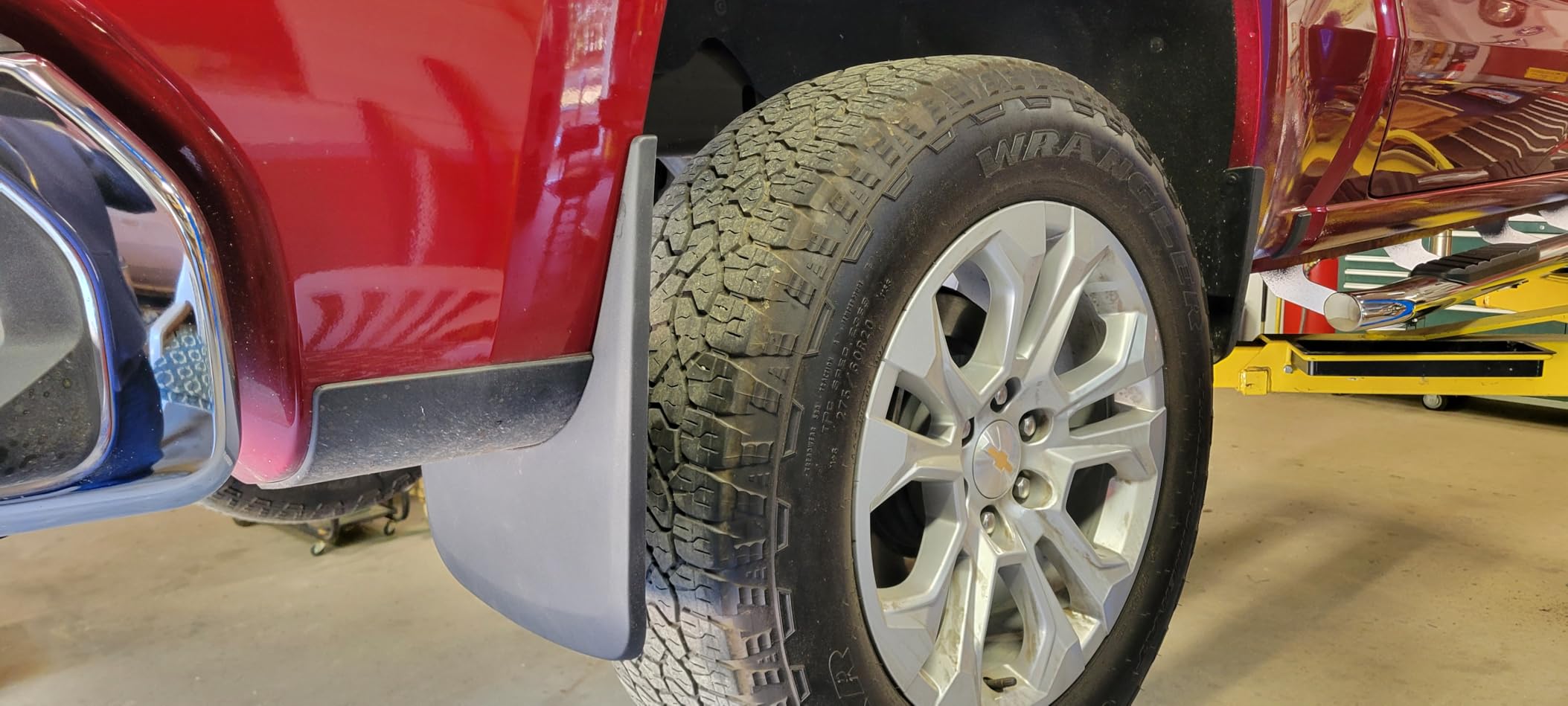 Kiwi Master No Drill Mud Flaps for 2009-2018 Ram 1500/2500/3500 with Fender customer photo 2