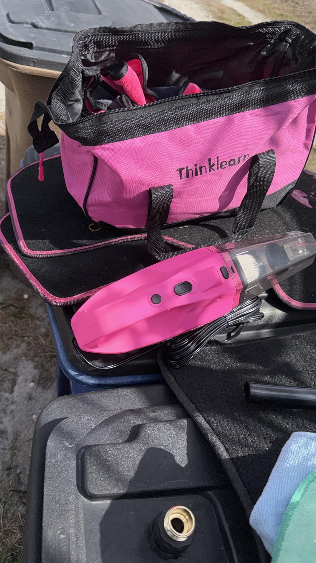 ThinkLearn Car Cleaning Kit with High Power Car Vacuum Detailing Kit customer photo 1