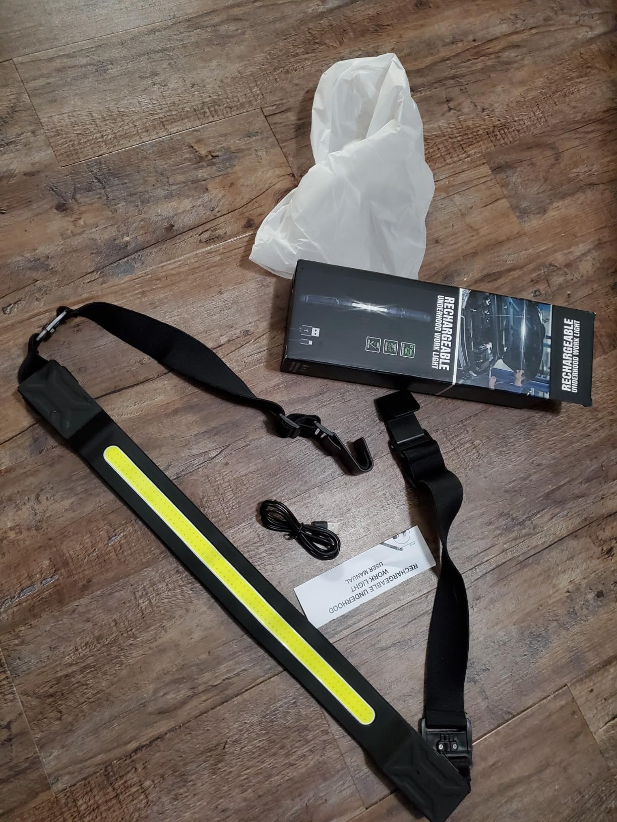 CLAKAP Flexible Magnetic Underhood Work Light, 2600LM Rechargeable COB Bar customer photo 2